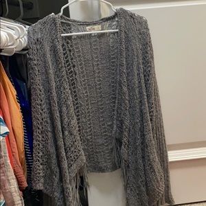 Grey cardigan!